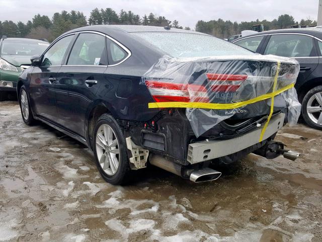 4T1BK1EB3EU119319 - 2014 TOYOTA AVALON BAS BLACK photo 3