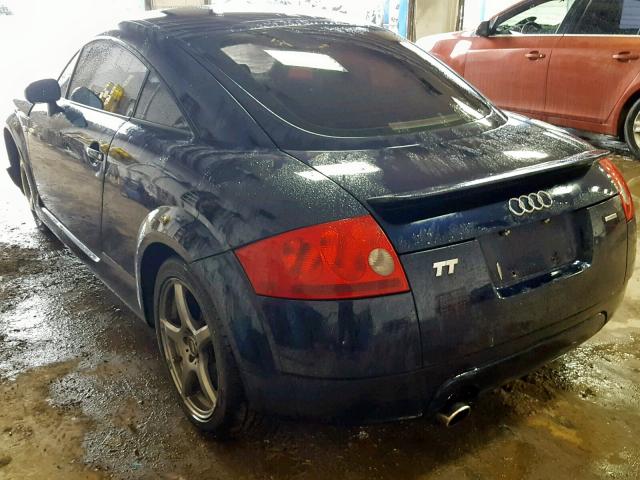 TRUWX28N921008036 - 2002 AUDI TT QUATTRO BLUE photo 3