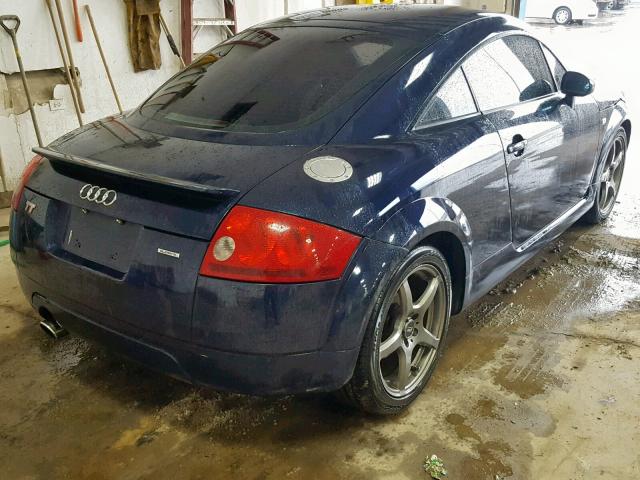 TRUWX28N921008036 - 2002 AUDI TT QUATTRO BLUE photo 4