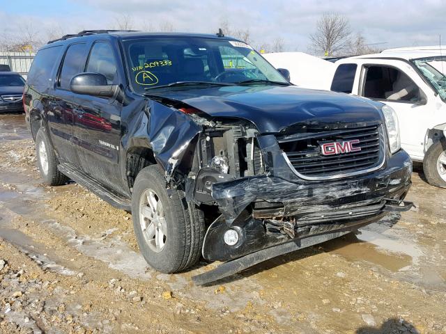 1GKFK163X7R209333 - 2007 GMC YUKON XL K BLACK photo 1