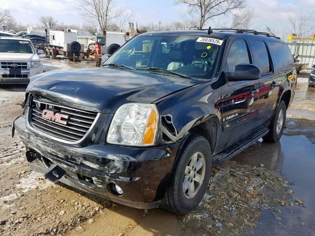 1GKFK163X7R209333 - 2007 GMC YUKON XL K BLACK photo 2