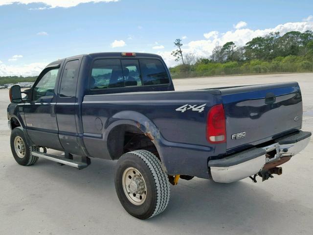 1FTSX31P04EA32506 - 2004 FORD F350 SRW S BLUE photo 3