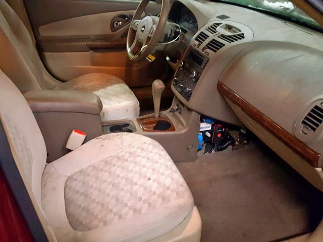 1G1ZT54835F133490 - 2005 CHEVROLET MALIBU LS RED photo 5