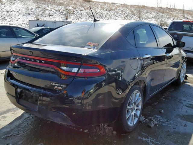 1C3CDFCB9ED823807 - 2014 DODGE DART LIMIT BLACK photo 4