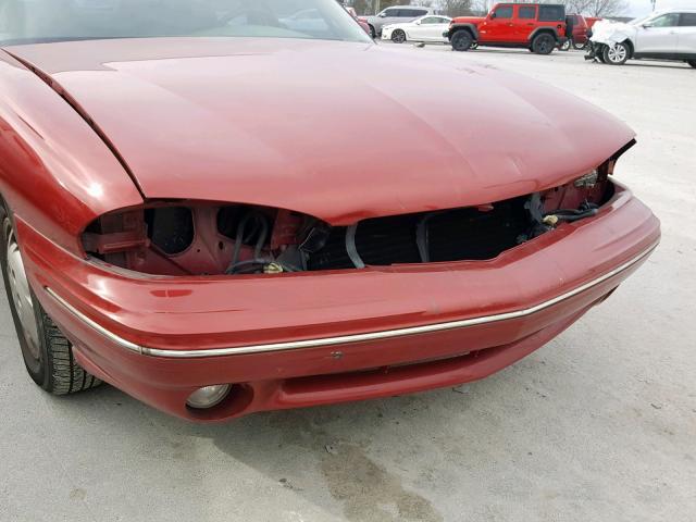 1G2HX52K8VH217738 - 1997 PONTIAC BONNEVILLE RED photo 9