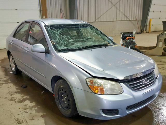 KNAFE122885522919 - 2008 KIA SPECTRA EX BLUE photo 1