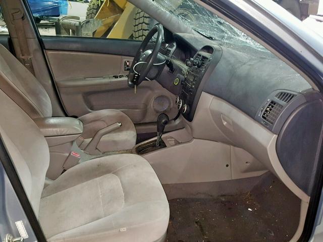 KNAFE122885522919 - 2008 KIA SPECTRA EX BLUE photo 5