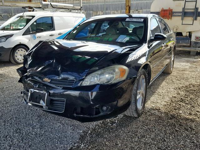 2G1WU583889206896 - 2008 CHEVROLET IMPALA LTZ BLACK photo 2