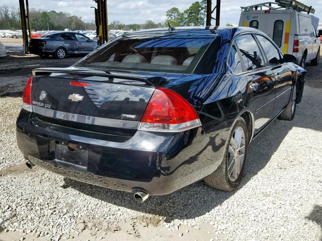 2G1WU583889206896 - 2008 CHEVROLET IMPALA LTZ BLACK photo 4