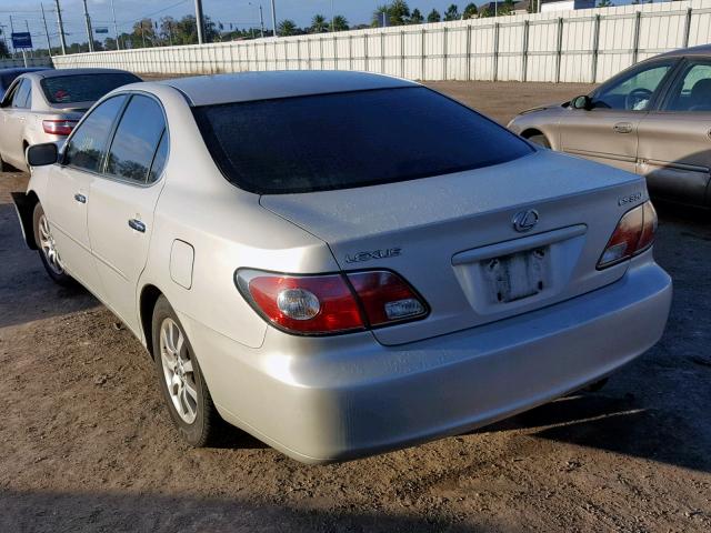 JTHBA30GX45000485 - 2004 LEXUS ES 330 BEIGE photo 3