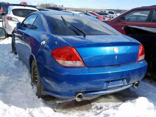 KMHHN65D55U165380 - 2005 HYUNDAI TIBURON SE BLUE photo 3