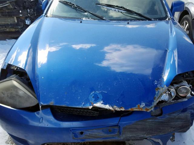 KMHHN65D55U165380 - 2005 HYUNDAI TIBURON SE BLUE photo 7