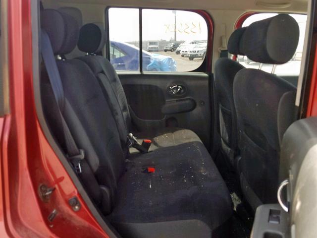 JN8AZ28R99T125510 - 2009 NISSAN CUBE BASE RED photo 6