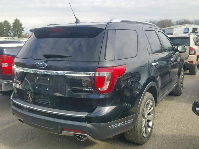 1FM5K8F81JGA28048 - 2018 FORD EXPLORER L BLACK photo 4