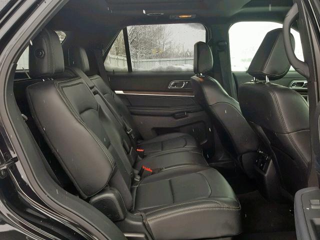 1FM5K8F81JGA28048 - 2018 FORD EXPLORER L BLACK photo 6