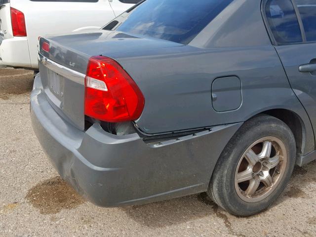 1G1ZS58F57F311835 - 2007 CHEVROLET MALIBU LS CHARCOAL photo 9