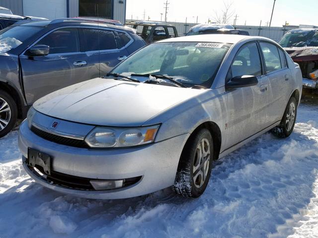 1G8AL52F74Z134218 - 2004 SATURN ION LEVEL SILVER photo 2