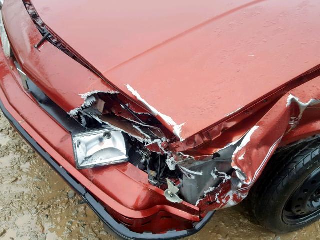 1G3AL54N6N6336545 - 1992 OLDSMOBILE CUTLASS CI RED photo 9