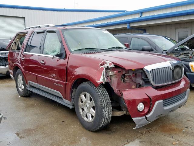 5LMFU27R54LJ13034 - 2004 LINCOLN NAVIGATOR Tünd qırmızı foto 1