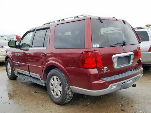 5LMFU27R54LJ13034 - 2004 LINCOLN NAVIGATOR Tünd qırmızı foto 3