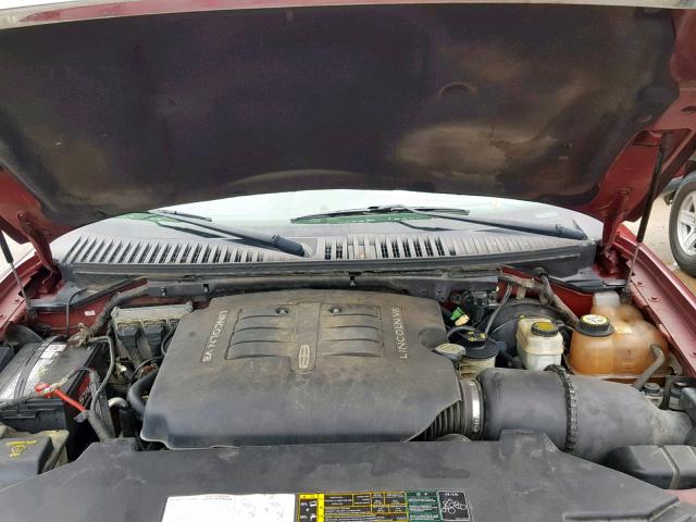 5LMFU27R54LJ13034 - 2004 LINCOLN NAVIGATOR Tünd qırmızı foto 7