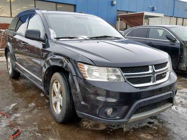 3D4PG1FG5BT534236 - 2011 DODGE JOURNEY MA BLACK photo 1