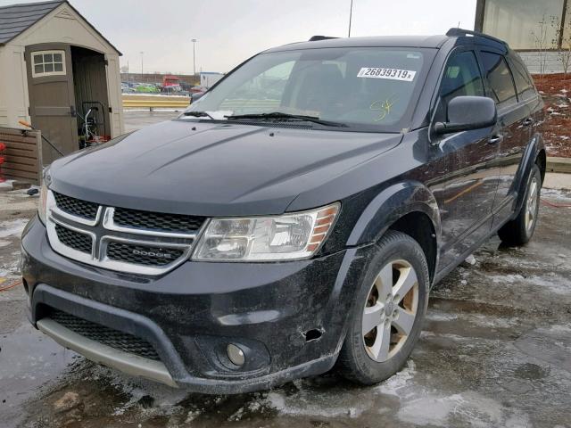 3D4PG1FG5BT534236 - 2011 DODGE JOURNEY MA BLACK photo 2