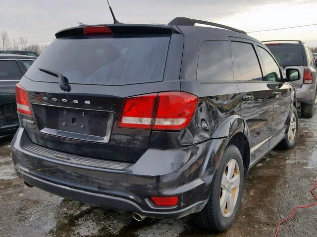 3D4PG1FG5BT534236 - 2011 DODGE JOURNEY MA BLACK photo 4