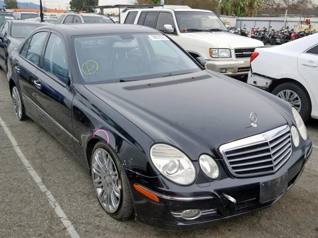 WDBUF56X58B193620 - 2008 MERCEDES-BENZ E 350 BLACK photo 1