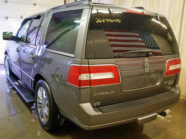 5LMJJ2J59BEJ06100 - 2011 LINCOLN NAVIGATOR ნაცრისფერი ფოტო 3