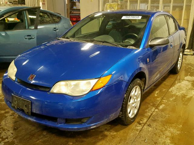 1G8AN12F54Z165681 - 2004 SATURN ION LEVEL BLUE photo 2