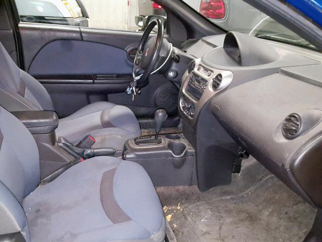 1G8AN12F54Z165681 - 2004 SATURN ION LEVEL BLUE photo 5