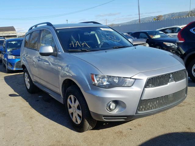 JA4AS2AW9CU003354 - 2012 MITSUBISHI OUTLANDER SILVER photo 1