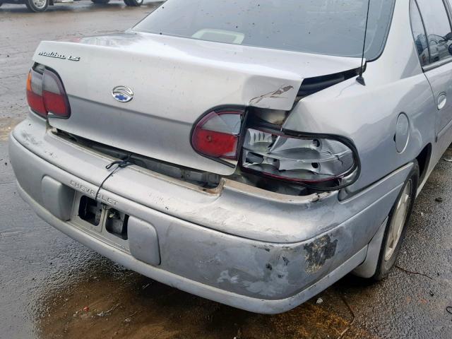 1G1NE52J5Y6100512 - 2000 CHEVROLET MALIBU LS GRAY photo 9