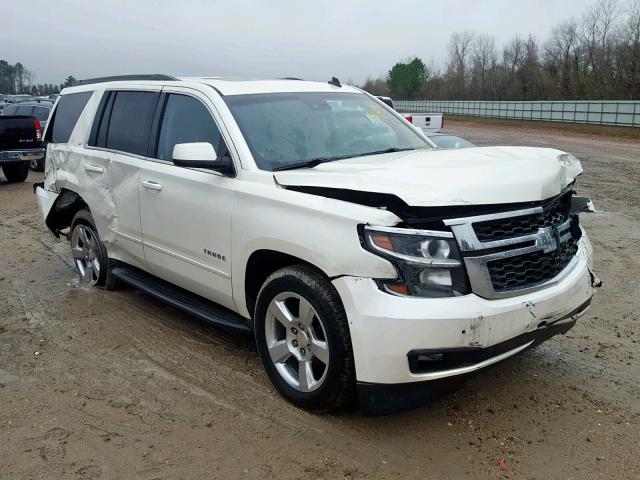 1GNSCBKC5FR286071 - 2015 CHEVROLET TAHOE C150 WHITE photo 1