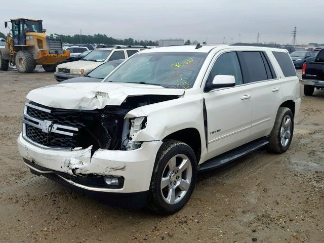 1GNSCBKC5FR286071 - 2015 CHEVROLET TAHOE C150 WHITE photo 2