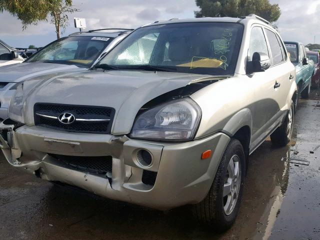 KM8JM72B16U320361 - 2006 HYUNDAI TUCSON GL BEIGE photo 2