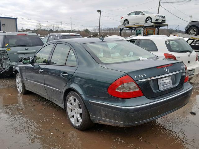 WDBUF87X78B250822 - 2008 MERCEDES-BENZ E 350 4MAT GREEN photo 3