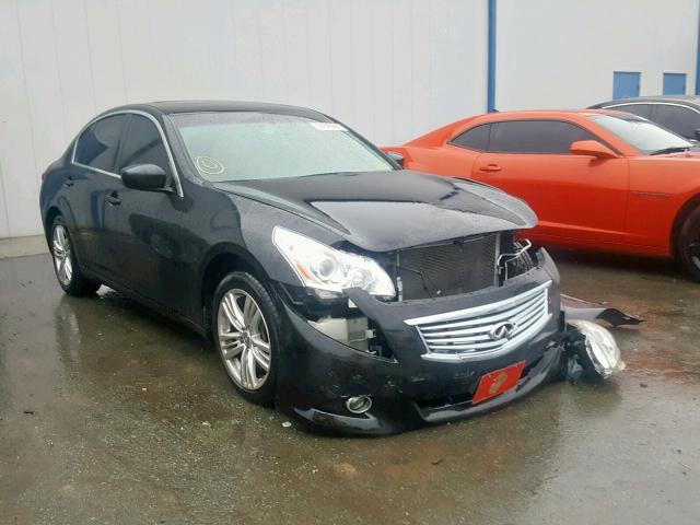 JN1DV6AP4CM700573 - 2012 INFINITI G25 BASE BLACK photo 1