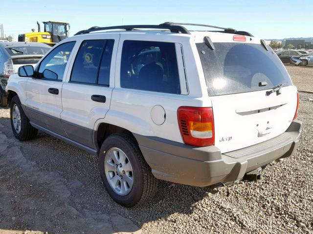 1J4GX48N71C725641 - 2001 JEEP GRAND CHER WHITE photo 3