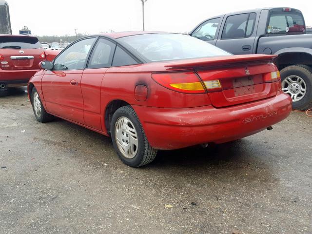 1G8ZY1278YZ100090 - 2000 SATURN SC2 RED photo 3