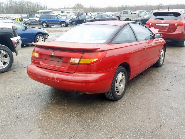 1G8ZY1278YZ100090 - 2000 SATURN SC2 RED photo 4