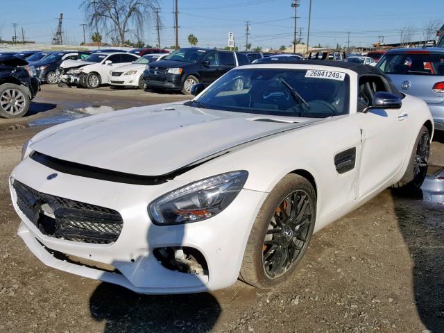 WDDYK7HA1JA014283 - 2018 MERCEDES-BENZ AMG GT WHITE photo 2