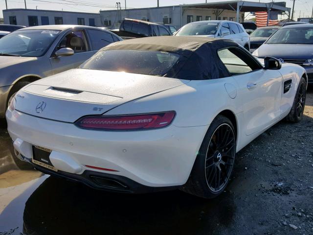 WDDYK7HA1JA014283 - 2018 MERCEDES-BENZ AMG GT WHITE photo 4