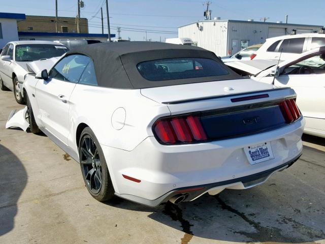 1FATP8FF8H5302403 - 2017 FORD MUSTANG GT WHITE photo 3