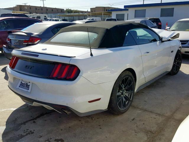 1FATP8FF8H5302403 - 2017 FORD MUSTANG GT WHITE photo 4