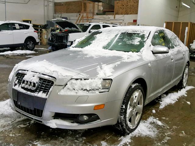 WAUDH74FX8N075902 - 2008 AUDI A6 3.2 QUA SILVER photo 2