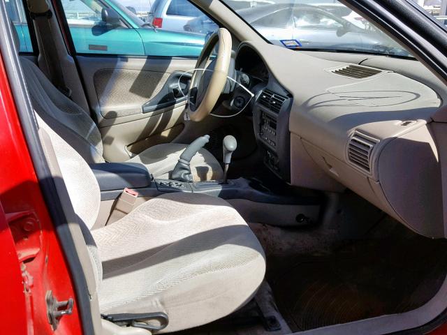 1G1JF524527427998 - 2002 CHEVROLET CAVALIER L RED photo 5