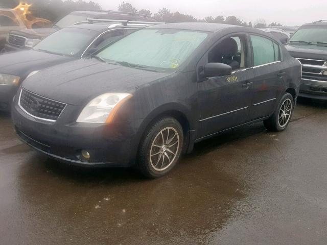 3N1AB61E38L636702 - 2008 NISSAN SENTRA 2.0 BLACK photo 2