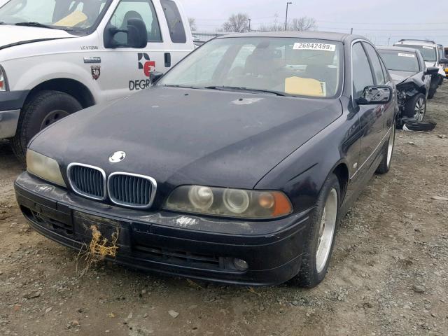 WBADT63422CH90459 - 2002 BMW 530 BLACK photo 2